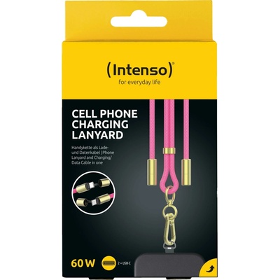 Intenso 7991004 USB-C USB 2.0 USB-C ® zástrčka USB-C ® zástrčka 1,65m růžový