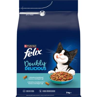 Felix Doubly Delicious kuracie a krůta 10 kg