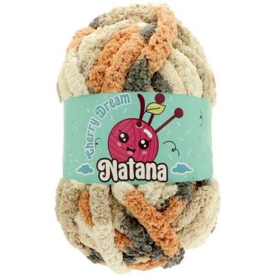 Natana Cherry Dream strakatá hnědošedá 51038