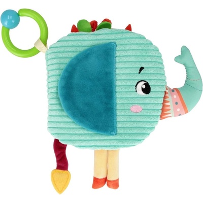 BAM BAM Бебешка играчка Bam Bam - Сензорна книжка, слонче (541637)