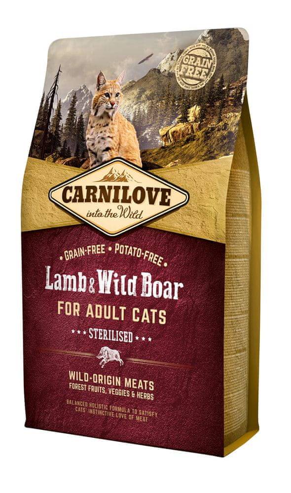 Carnilove shops lamb & wild boar sterilised