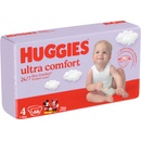 HUGGIES Ultra Comfort 4 7-18 kg 66 ks