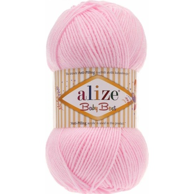 Alize příze Baby Best 185 světle růžová
