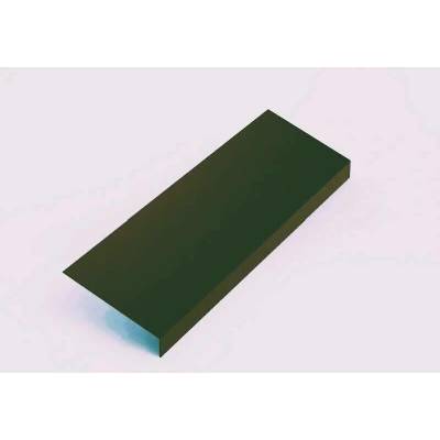 Podkladní okapnice r.š.200mm pozink lakovaný RAL 6020 zelená chromová s folií dl.2m
