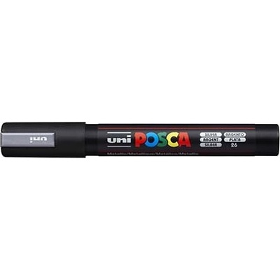 uni Декоративен маркер, 1, 8-2, 5 мм, UNI "Posca PC-5M", сив 286641000 (286641000)