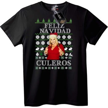 NOONEBRAND Тениска Весела Коледа Culeros - XL, White