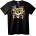NOONEBRAND Тениска Guns N' Roses Skull - 2XL, Black