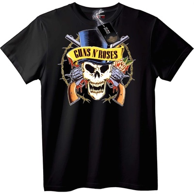 NOONEBRAND Тениска Guns N' Roses Skull - 2XL, Black