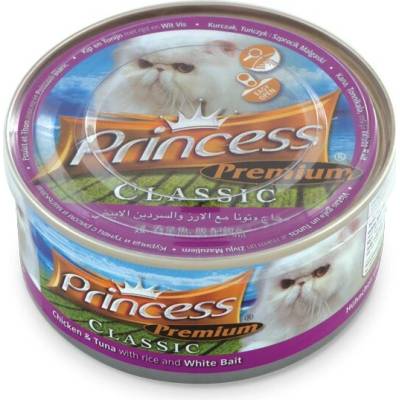Princess Premium Kurča, Tuniak, Sleď, Ryža 170 g