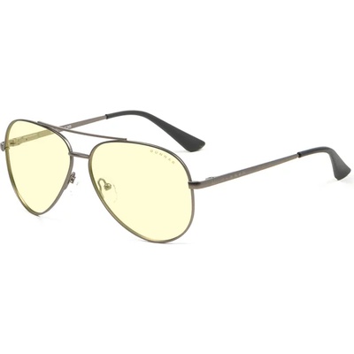 GUNNAR GUNNAR Maverick Gunmetal Amber (GUN-MAV-05001)