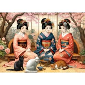 Cherry Pazzi - Puzzle Springtime Tea - 1 000 piese