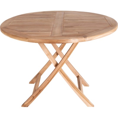 House Nordic Kulatý teakový zahradní stůl OVIEDO 100 7501080