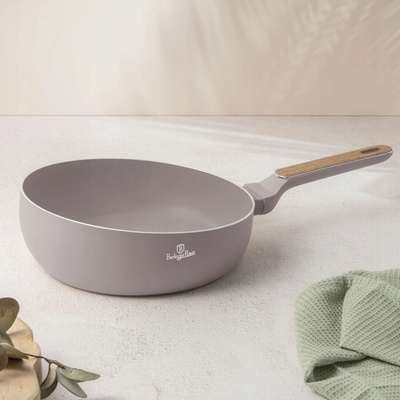 BerlingerHaus Tradiční pánev Taupe 26 cm s nepřilnavým povrchem