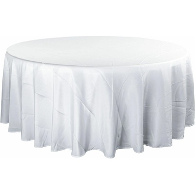 TENTino Ubrus k zemi na kulatý stůl průměr 200 cm BÍLÁ / WHITE
