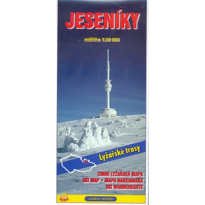 Jeseníky 1:50 000 Zimní lyžařská mapa