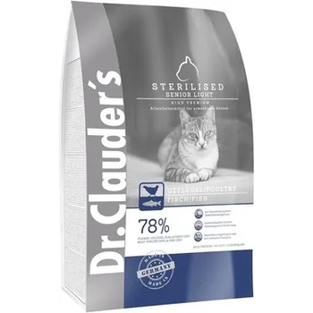 Dr.Clauder's Cat Senior/Light Sterilized -суха храна за възрастни, кастрирани котки или котки с наднормено тегло 10 кг