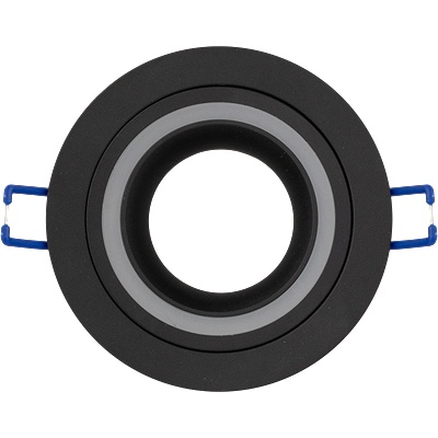 UltraLux РАМКА ЗА ВГРАМКА ЗА ВГРАЖДАНЕ КРЪГ, gu10, СТАЦИОНАРНА, (fsrgu10bl)