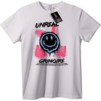 NOONEBRAND Тениска Unreal Grimoire Smiley - XS, Black