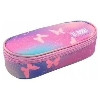 St. Majewski St. Right Pink Butterflies овален ученически несесер