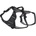 Mountain Paws 3-Strap Dog Harness Размер: XL / Цвят: черен