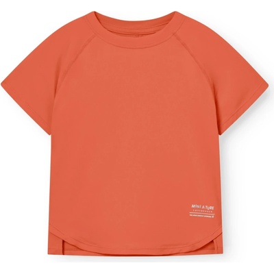 Mini A Ture Детска спортна тениска Mini A Ture Kid's Matbjergi T-Shirt Sport shirt - Orange Ginger - размер 152 (704-5760-0318)