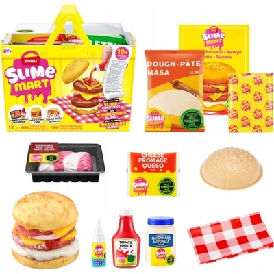 ZURU Slime Mart Fast Food Malý Košík Burger Súprava na výrobu burgera