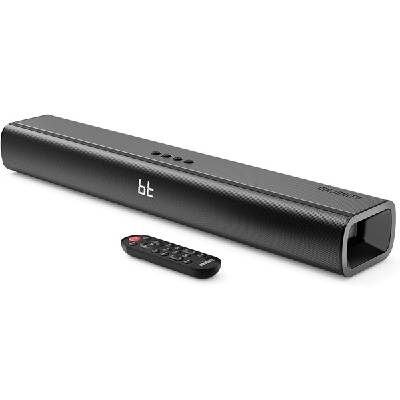 Саундбар с високоговорители Majority - Naga 60 (120 W, Bluetooth 5.0, HDMI ARC, AUX, USB, оптичен, дистанционно управление) 1000003017 (1000003017)