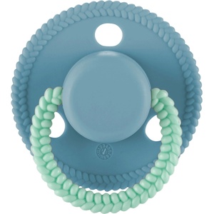 Lorelli Силиконова залъгалка с капаче Lorelli - Circle, 0 м+, Blue (10220750001) - ozone
