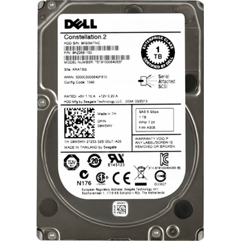 Dell 1000 GB 2,5" SAS, 09W5WV