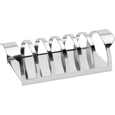 Stojan na toasty ARNE JACOBSEN 16 cm, stříbrná, nerezová ocel, Stelton