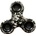 Fidget Spinner Camouflage černobílý