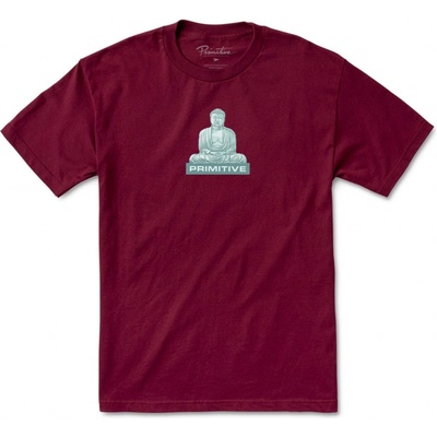 Primitive Zen Tee burgundy