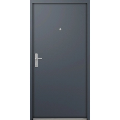 CKdveře bezpečnostní vchodové antracit M00 88 x 200 cm Pravé dovnitř