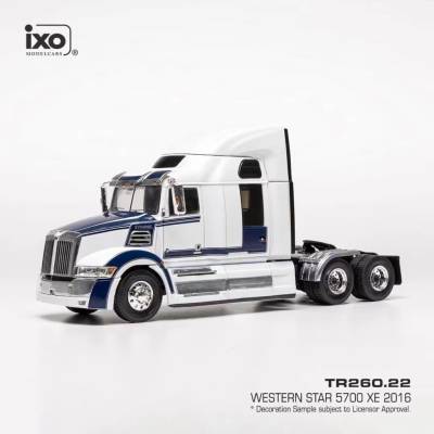 IXO Western Star 5700 EX 2016 Bílá/Modrá 1:43