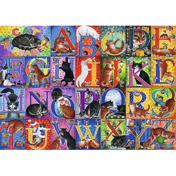 Trefl - Puzzle Cat alphabet - 500 piese