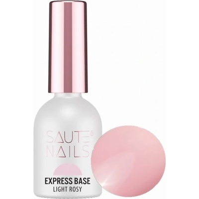 SAUTE NAILS Hybridný podkladový lak na nechty Luxury LIGHT ROSY BASE 8ml