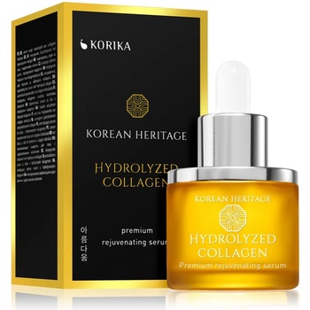 KORIKA Korean Heritage Hydrolyzed Collagen Premium Rejuvenating Serum подмладяващ серум за лице с хидролизиран колаген 30ml