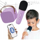 Lalarma Bluetooth Karaoke set Mikrofón a Reproduktor Purple