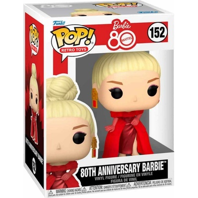 Funko Pop! 152 Retro Toys: Barbie 80th 80th Anniversary Barbie