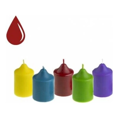Tekutá farba na sviečky - červená 10ml