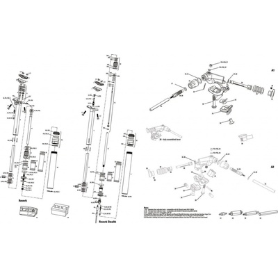 Rock Shox REMOTE REVERB RIGHT/MMX INCLUDES RIGHT REMOTE LEVER, MMX CLAMP, NEW HOSE 1500 mm, NEW