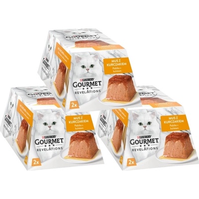 Gourmet Revelations jemná paštéta s kuraťom a omáčkou 6 x 57 g
