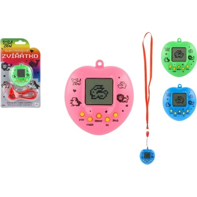 Digihra Teddies Elektronické zvířátko přívěsek se šňůrkou