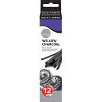 Daler Rowney Willow charcoals Ком лект естествени въглени 2 - 10 mm 12 бр (157700012)