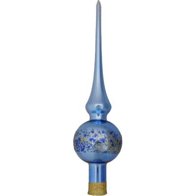 ORNEX Špica sklenená modrá hviezdičky 280 mm