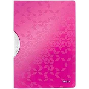 Leitz Wow ColorClip PP A4 Rýchloviazač s klipom ružový