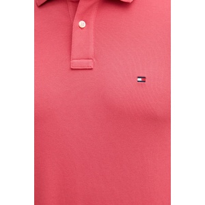 Tommy Hilfiger тениска с яка мъжка от памук с еластан (MW0MW17770.) - answear - 84,08 лв