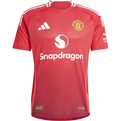 adidas Футболна фланелка Adidas Manchester United Authentic Home Shirt 2024 2025 Adults - Red