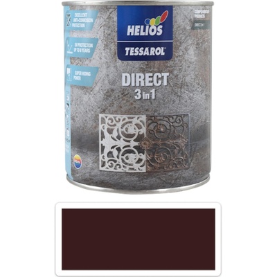 HELIOS TESSAROL DIRECT 3in1 RAL 8017 čokoládovo hnedá 0,75L