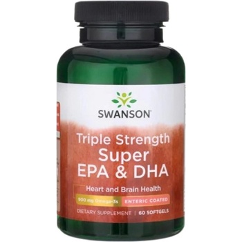 Swanson Triple Strength Super EPA & DHA 900 mg [60 Гел капсули]